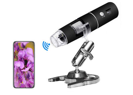 ποιότητας  LED USB Wifi Optical Digital Microscope 1080P HD 2MP 1000X Monocular Εργοστάσιο