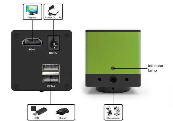 1080P αληθινή πολυ διεπαφή ψηφιακών κάμερα HDMI USB2.0 χρώματος