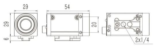 USB3.0 εξαρτήματα μικροσκοπίων ψηφιακών κάμερα με το μέγιστο ψήφισμα 4608 X 3288