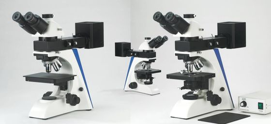 φωτεινός σκοτεινός τομέας Tinocular μικροσκοπίων 50X 1000X διοφθαλμικός οπτικός μεταλλουργικός