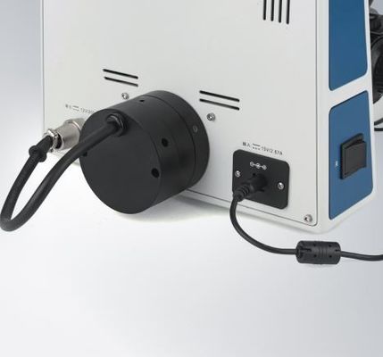 Trinocular ιατρική παράγραφος Celular 180 X 155mm μικροσκοπίων εργαστηρίων βιολογική λευκό